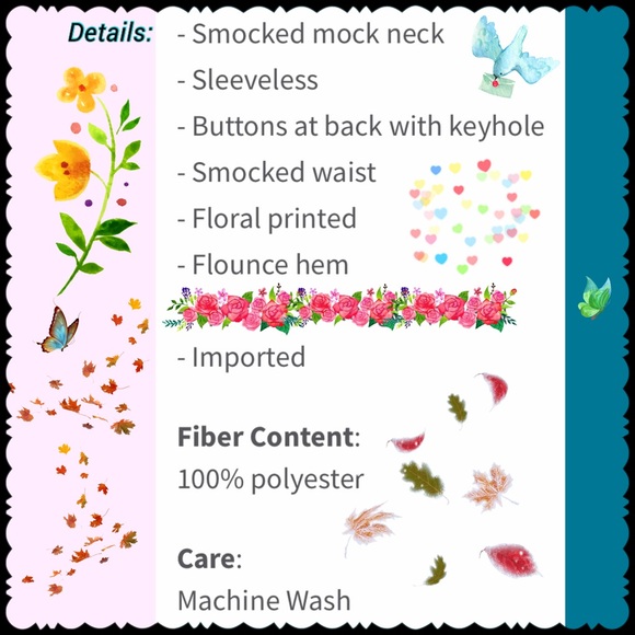 Nanette Lepore “Smock Mock Neck”Dress - Picture 6 of 6